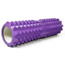 Масажний ролик EasyFit Grid Roller 45 см v.2.2 фіолетовий, код: EF-2028-V