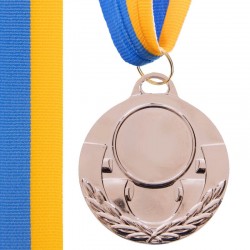 Заготівля медалі спортивної PlayGame Aim срібний, код: C-4846_S-S52