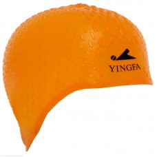 Шапочка для плавання на довгі коси Yingfa, помаранчевий, код: C0061_OR