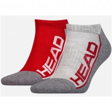 Шкарпетки Head Performance Sneaker 2 пари, розмір 39-42, червоний-сірий, код: 8718824742762