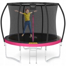 Батут із внутрішньою сіткою 4Fizjo Pro 8FT 252 см Black/Pink, код: P-5907739314550