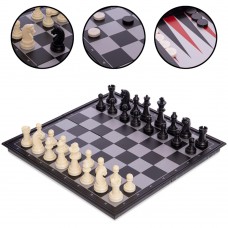 Шахи, шашки, нарди 3 в 1 ChessTour, код: SC58810