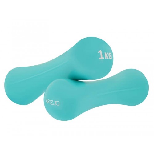 Гантелі вінілові 4FIZJO 8-shape 2 x 1 кг, блакитний, код: P-5907739312006 Гантелі вінілові 4FIZJO 8-shape 2 x 1 кг, блакитний, код: P-5907739312006