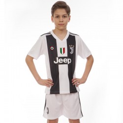 Форма футбольна дитяча PlayGame Juventus домашня, розмір 28, вік 14років, зріст 150-155, код: CO-8020_28