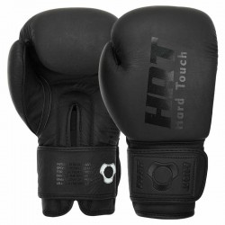 Боксерські рукавиці шкіряні Hard Touch 10 унцій, чорний, код: BO-4230_10BK