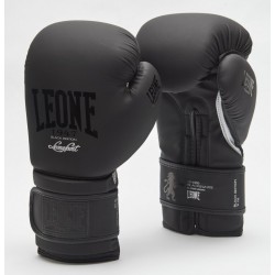 Боксерські рукавички Leone Mono Black 10 унцій, код: 500152_10