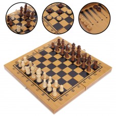 Шахи, шашки, нарди 3 в 1 ChessTour, код: 341-162