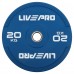 Бамперний диск гумовий LiveUp ø50.5мм, 20кг, синій, код: LP8332-20