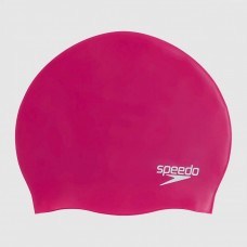 Шапка для плавання Speedo Moulded Silc Cap Au рожевий, код: 5053744680583