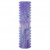 Ролер масажний циліндр (ролик мфр) FitGo Grid Spine Roller, 450x95 мм, фіолетовий, код: FI-9368_V