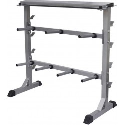 Стійка для гантелей і штанг vidaXL, код: M-6574948-IN