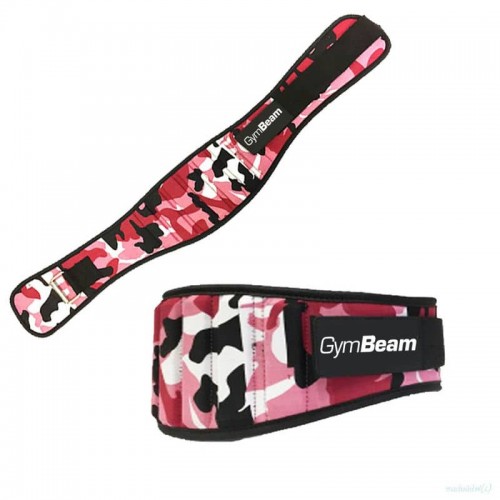 Жіночий пояс для фітнесу GymBeam S Pink Camo, код: 8588007570686