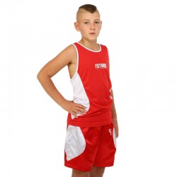 Форма для боксу дитяча Fistrage S, 11-12 років, червоний, код: VL-4176_SR