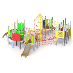 Канатний лабіринт Miros 9170х7510х3110 мм, код: LK239