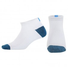 Шкарпетки спортивні укорочені Star розмір 24-26 (37-42), білий-синій, код: XO104_WBL