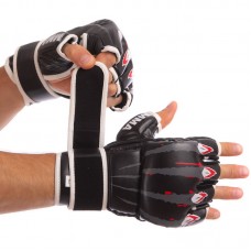 Рукавички для змішаних єдиноборств MMA Zelart розмір S, чорний, код: BO-1394_SBK