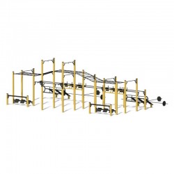 Гімнастичний комплекс InterAtletika 10817х10600х4000 мм, код: УТ131-SM Гімнастичний комплекс InterAtletika 10817х10600х4000 мм, код: УТ131-SM