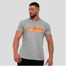 Футболка чоловіча GymBeam Stronger Together Grey XXXL, сірий, код: 122927-GB