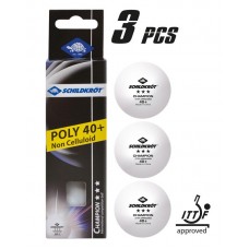 М"ячі Donic Champion 40+ 3*, 3шт, білий, код: 4000885085402 М"ячі Donic Champion 40+ 3*, 3шт, білий, код: 4000885085402