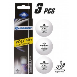 М"ячі Donic Champion 40+ 3*, 3шт, білий, код: 4000885085402 М"ячі Donic Champion 40+ 3*, 3шт, білий, код: 4000885085402