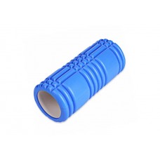 Масажний ролик EasyFit Grid Roller v.1.0, 330х140 мм, синій, код: EF-2019-Bl-EF