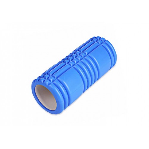 Масажний ролик EasyFit Grid Roller v.1.0, 330х140 мм, синій, код: EF-2019-Bl-EF