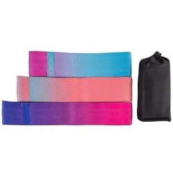 Стрічка еластична FitGo для фітнесу та йоги 3 шт, код: E418-3-WS Стрічка еластична FitGo для фітнесу та йоги 3 шт, код: E418-3-WS