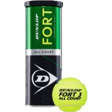 М"ячі для тенісу Dunlop Fort TS 3B метал банка, код: 045566167620