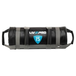 Мішок обтяжувач для функціонального тренінгу Power Bag LiveUp 15кг, чорний-сірий, код: LP8120-15 Мішок обтяжувач для функціонального тренінгу Power Bag LiveUp 15кг, чорний-сірий, код: LP8120-15