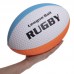 М"яч для регбі PlayGame Rugby Liga ball №9 білий-салатовий, код: RG-0391_WLG-S52