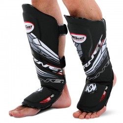 Захист гомілки та стопи для єдиноборств Twins L, чорний, код: BO-5030_LBK Захист гомілки та стопи для єдиноборств Twins L, чорний, код: BO-5030_LBK