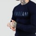 Футболка чоловіча з довгим рукавом GymBeam FIT Long Sleeve M, синій, код: 120323-GB