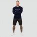 Футболка чоловіча з довгим рукавом GymBeam FIT Long Sleeve M, синій, код: 120323-GB