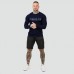 Футболка чоловіча з довгим рукавом GymBeam FIT Long Sleeve M, синій, код: 120323-GB