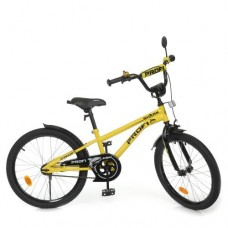 Велосипед дитячий Profi Kids Shark d=20, жовто-чорний, код: Y20214-MP