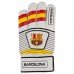 Воротарські рукавички PlayGame Latex Foam FC Barca розмір 5, біло-жовтий, код: GG-BR5-WS