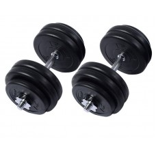 Гантелі WCG 2х28 кг з металевим грифом, код: 02028M-IF Гантелі WCG 2х28 кг з металевим грифом, код: 02028M-IF