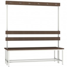 Лавка двостороння для роздягальні Emby CB-1500, 625х1500х1660 мм, код: 2415650586-E Лавка двостороння для роздягальні Emby CB-1500, 625х1500х1660 мм, код: 2415650586-E