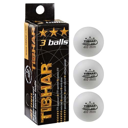 Кульки для настільного тенісу PlayGame Tibhar 3 шт, код: TI-3