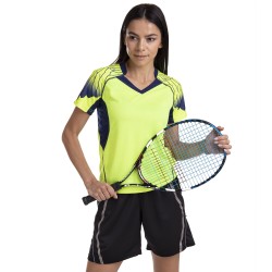 Форма для великого тенісу жіноча Lingo 3XL, зріст 170-175, салатовий-синій, код: LD-1808B_3XLLGBL