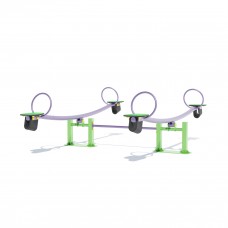 Гойдалка-балансир подвійний Miros 2500x1840x820 мм, код: DIO143HDPE