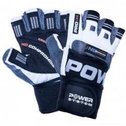 Рукавички для фітнесу Power System No Compromise Grey/White M, код: PS-2700_M_Grey-White-PP