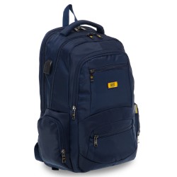 Рюкзак спортивний з каркасною спинкою Deuter 30л, темно-синій, код: 751B_DBL