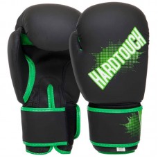Рукавички боксерські Hard Touch 14 унцій, чорний-зелений, код: BO-4432_14BKG