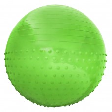 М"яч для фітнесу (фітбол) напівмасажний SportVida Anti-Burst Green 55 см, код: SV-HK0291
