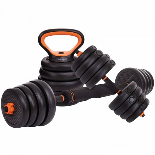 Набір гантелей BioGym FED зі штангою і гирями 6в1 багатофункціональний 2х17,5кг, код: SC-80016-35-S52 Набір гантелей BioGym FED зі штангою і гирями 6в1 багатофункціональний 2х17,5кг, код: SC-80016-35-S52