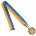 Медаль спортивная с лентой PlayGame Glory золотой, код: C-3969-1-4_5_G