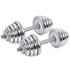 Гантелі розбірні BioGym Kis хромовані 2х12,5 кг, код: TA-8209-25-S52 Гантелі розбірні BioGym Kis хромовані 2х12,5 кг, код: TA-8209-25-S52