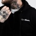 Толстовка чоловіча GymBeam Zipper Hoodie Black XL, чорний, код: 118035-GB