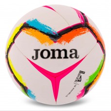 М"яч футбольний Joma Halley II №4, білий-рожевий, код: 401727-218-T4-S52